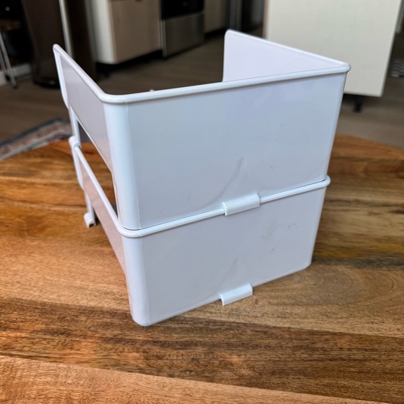 Stackable White Bottle Storage - Picture 3 of 4